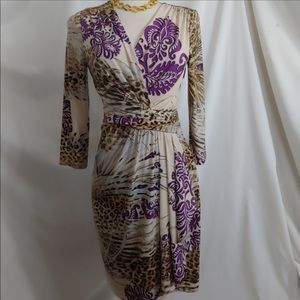 Boston Proper Faux Wrap Dress Size 8